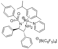 [((1R,2R)-2-amino-1,2-diphenylethyl)(tosyl)amido](p-cymene)(pyridine)ruthenium(II)tetrakis(pentafluorophenyl)borate