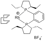 1,2-Bis((2R,5R)-2,5-diethylphospholano)benzene(cyclooctadiene)rhodium(I) tetrafluoroborate