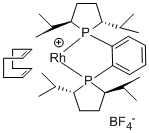 1,2-Bis((2R,5R)-2,5-diisopropylphospholano)benzene(cyclooctadiene)rhodium(I) tetrafluoroborate