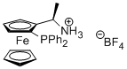 (R<sub>C</sub>)-1-((S<sub>P</sub>)-2-Diphenylphosphino)ferrocenylethylaminium tetrafluoroborate